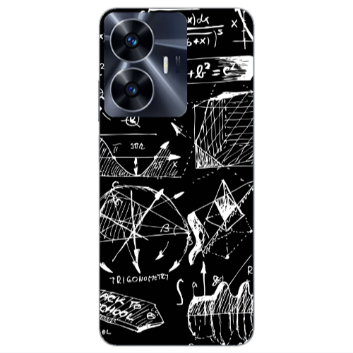Realme Note 50 Trigonometry Transparent Silicone TPU Θήκη