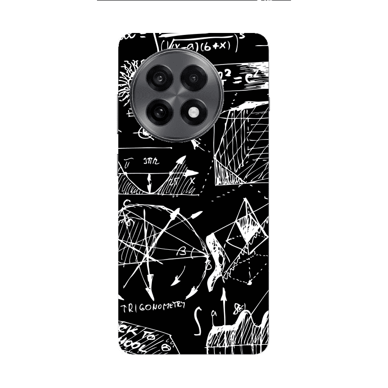Oneplus 13 5G Trigonometry Transparent Silicone TPU Θήκη