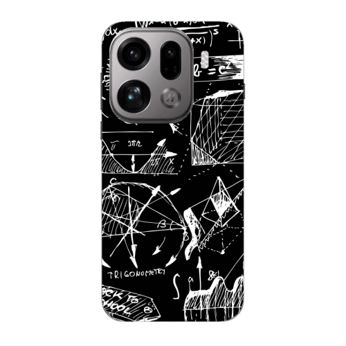 Oppo Find X9 Pro Trigonometry Transparent Silicone TPU Θήκη