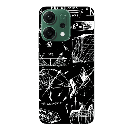 Oppo RENO 14 Trigonometry Transparent Silicone TPU Θήκη