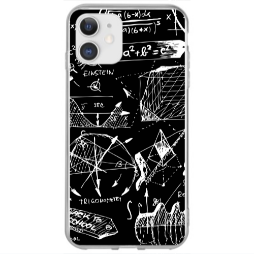 Apple iPhone 12 Trigonometry Transparent Silicone TPU Θήκη