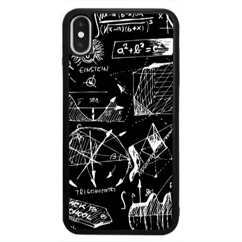 Apple iPhone X Trigonometry Black Glossy Θήκη