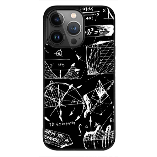 Apple iPhone 13 Pro Max Trigonometry Black Glossy Θήκη