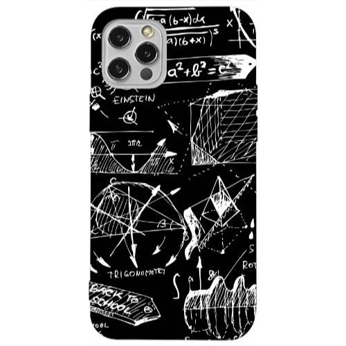 Apple iPhone 12 Pro Trigonometry Transparent Silicone TPU Θήκη