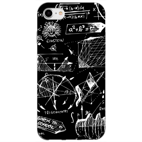 Apple iPhone 7 Trigonometry Transparent Silicone TPU Θήκη
