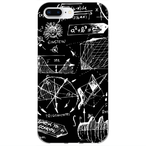 Apple iPhone 7 Plus Trigonometry Transparent Silicone TPU Θήκη