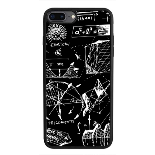 Apple iPhone 7 Plus Trigonometry Black Glossy Θήκη