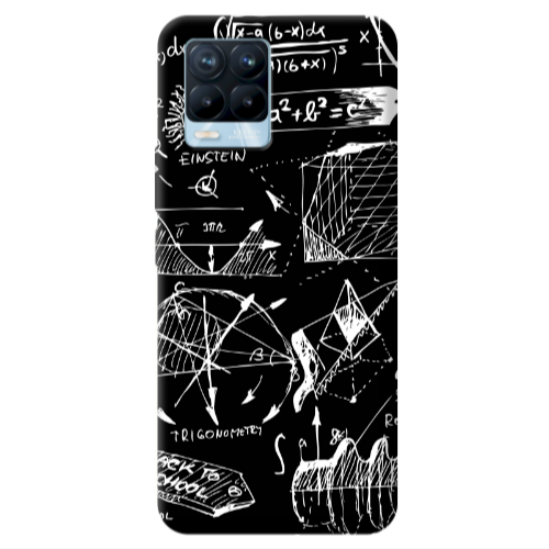Realme 8 Pro Trigonometry Transparent Silicone TPU Θήκη