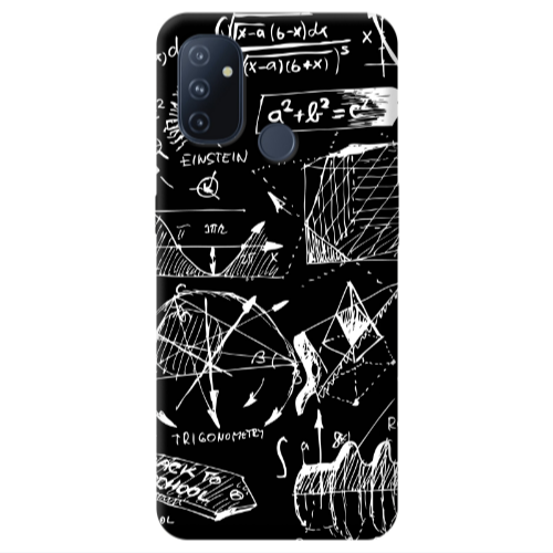 Oneplus Nord 100 Trigonometry Transparent Silicone TPU Θήκη