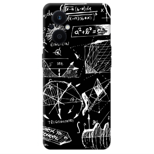 Oppo Reno 7 Lite Trigonometry Transparent Silicone TPU Θήκη