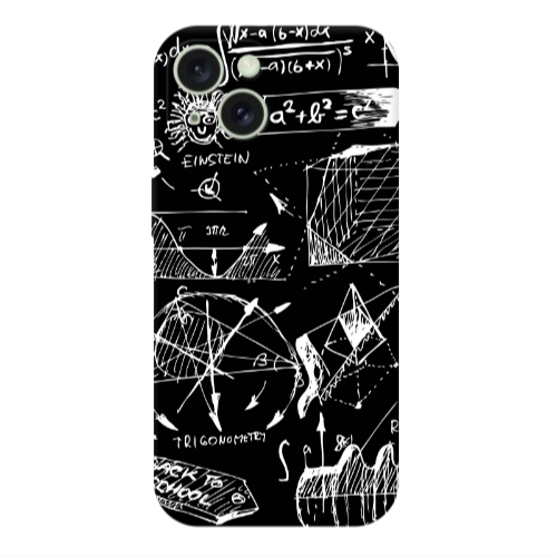 Apple iPhone 15 Plus Trigonometry Transparent Silicone TPU Θήκη