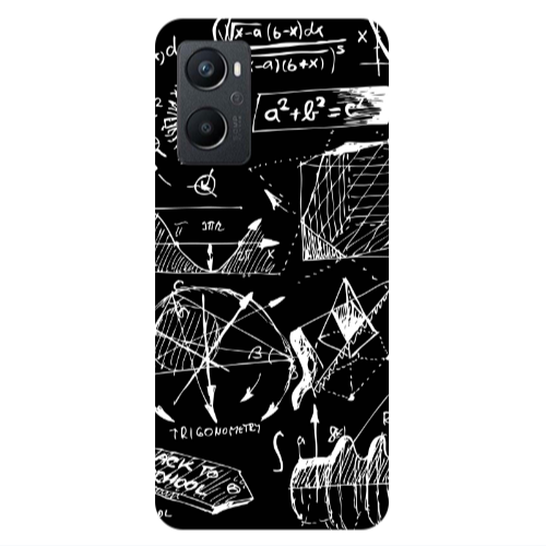 Oppo A 96 Trigonometry Transparent Silicone TPU Θήκη