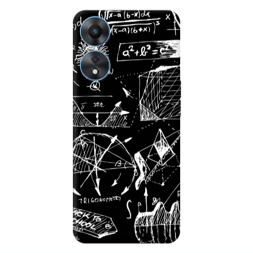 Oppo A 98 Trigonometry Transparent Silicone TPU Θήκη