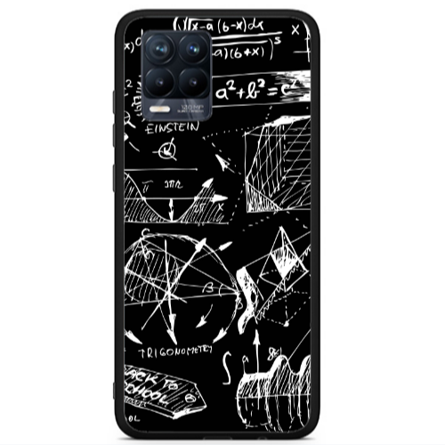 Realme 8 i Trigonometry Black Glossy Θήκη