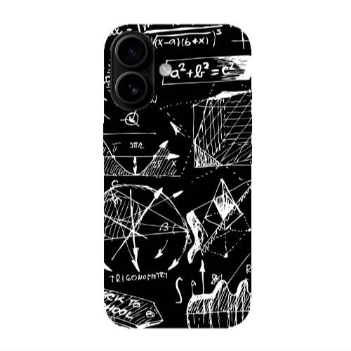 Apple Iphone 16 Trigonometry Transparent Silicone TPU Θήκη