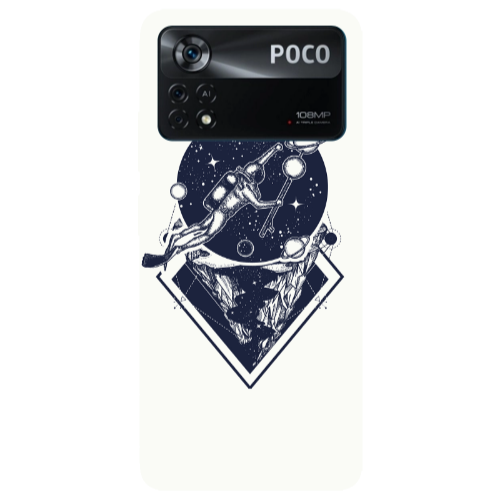 Xiaomi Poco X4 Pro Diver on the month Transparent Silicone TPU Θήκη