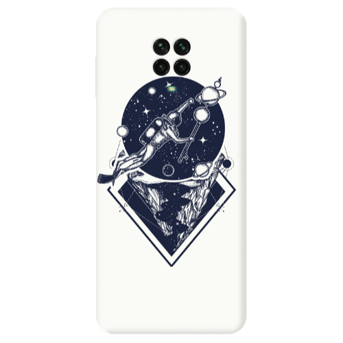 Xiaomi Redmi Note 9S Diver on the month Transparent Silicone TPU Θήκη