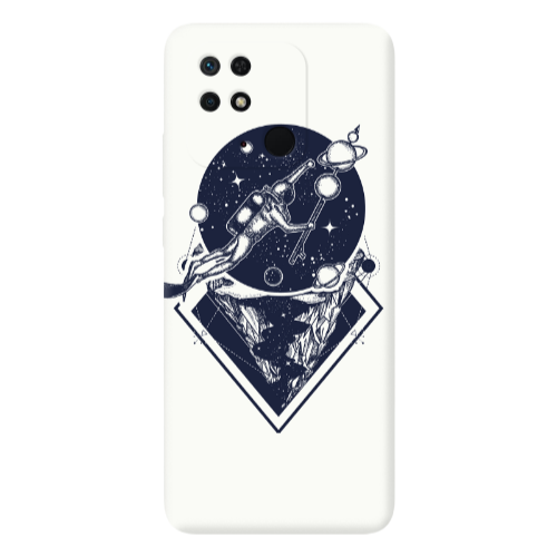 Xiaomi Poco C40 Diver on the month Transparent Silicone TPU Θήκη
