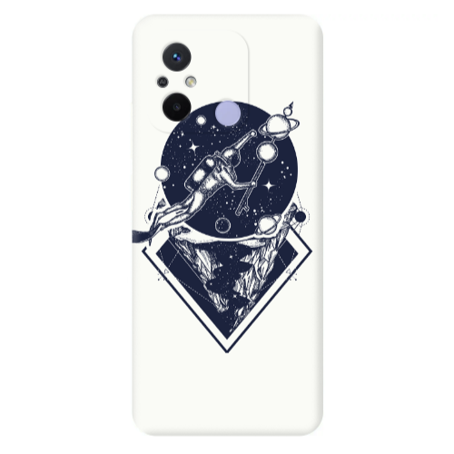 Xiaomi Redmi 12C Diver on the month Transparent Silicone TPU Θήκη