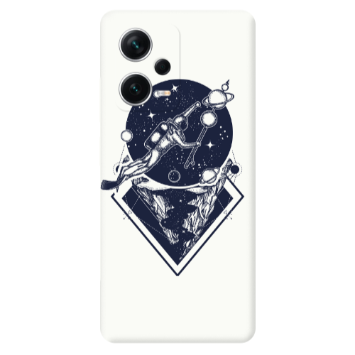 Xiaomi Redmi Note 12 5G Diver on the month Transparent Silicone TPU Θήκη