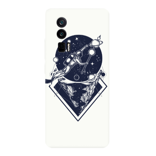 Xiaomi Poco F5 Pro Diver on the month Transparent Silicone TPU Θήκη