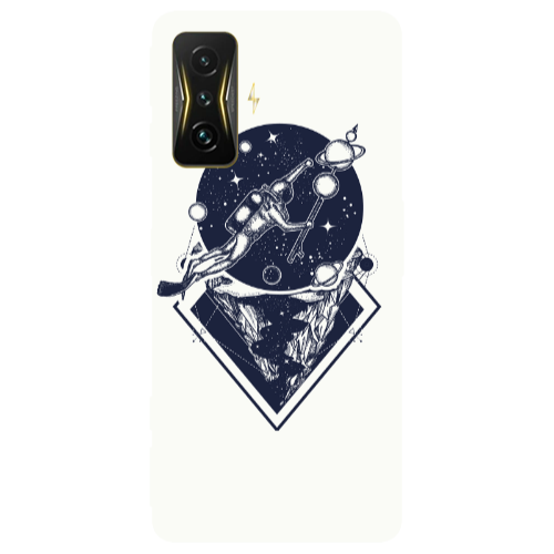 Xiaomi Poco F4 Gt Diver on the month Transparent Silicone TPU Θήκη