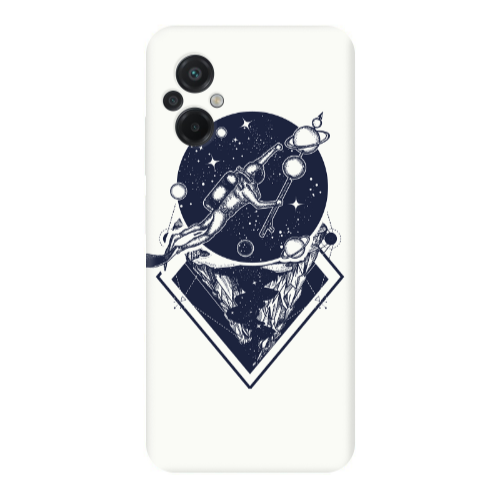 Xiaomi Poco M5 Diver on the month Transparent Silicone TPU Θήκη