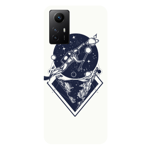 Xiaomi Redmi Note 12s Diver on the month Transparent Silicone TPU Θήκη