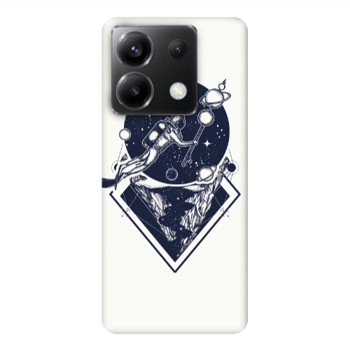 Xiaomi Poco X6 5G Diver on the month Transparent Silicone TPU Θήκη