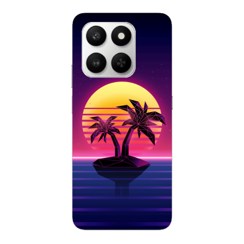 Honor Magic 400 Smart Moon and Palmie Transparent Silicone TPU Θήκη