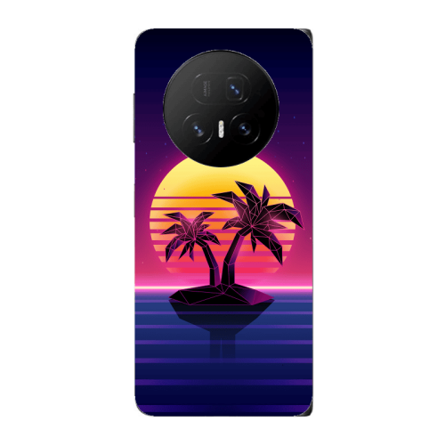 Honor Magic V5 Moon and Palmie Transparent Silicone TPU Θήκη