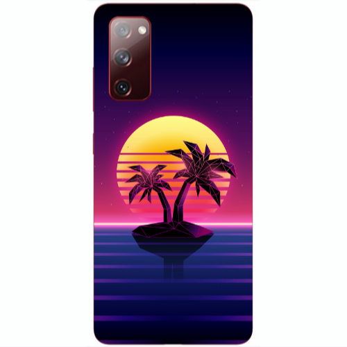 Samsung S20 FE Moon and Palmie Transparent Silicone TPU Θήκη