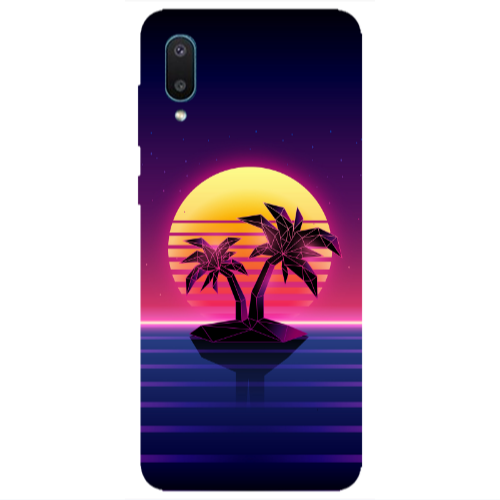 Samsung A02 Moon and Palmie Transparent Silicone TPU Θήκη