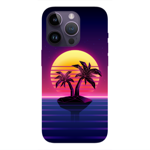 Apple iPhone 14 Pro  Moon and Palmie Transparent Silicone TPU Θήκη