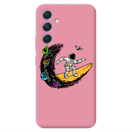 Samsung A36 Surf in space Pink Colored Silicone TPU Θήκη