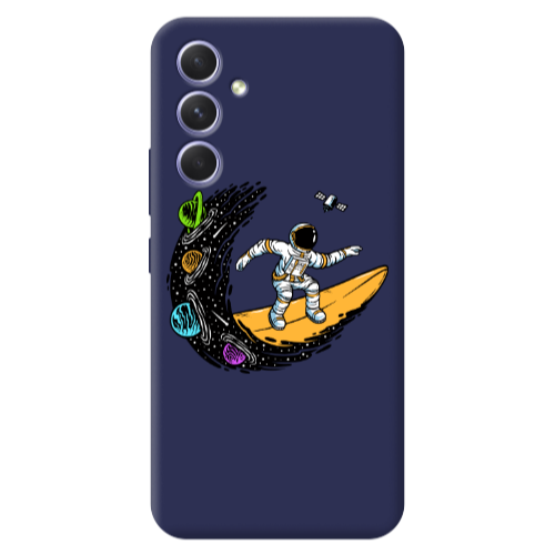 Samsung A36 Surf in space Dark blue Colored Silicone TPU Θήκη