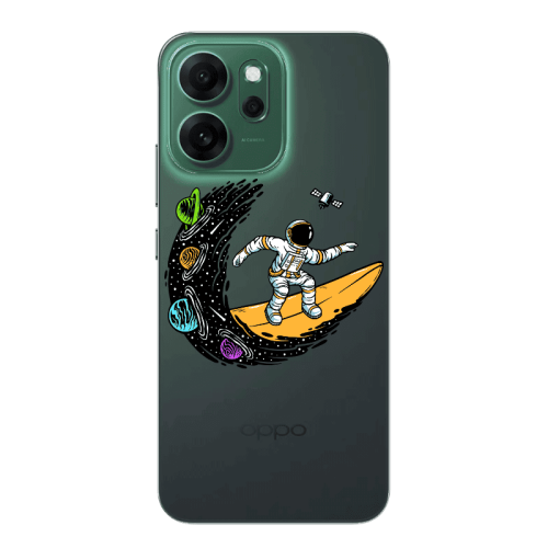 Oppo 14 F Surf in space Transparent Silicone TPU Θήκη
