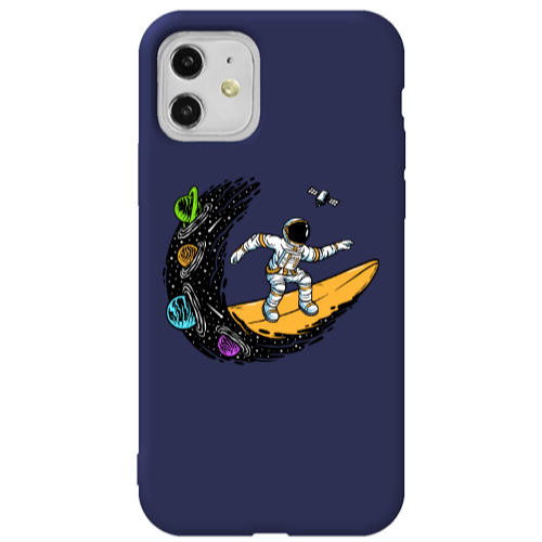 Apple iPhone 11  Surf in space Dark blue Colored Silicone TPU Θήκη