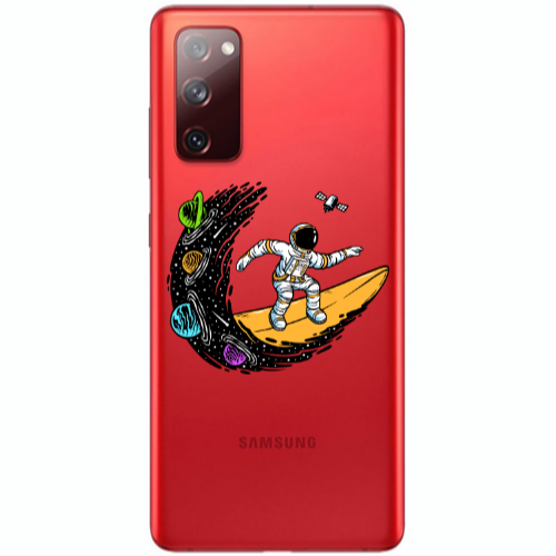 Samsung S20 FE Surf in space Transparent Silicone TPU Θήκη