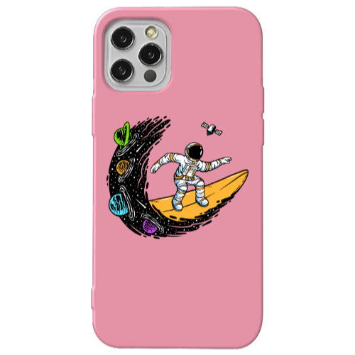 Apple iPhone 13 Pro Surf in space Pink Colored Silicone TPU Θήκη