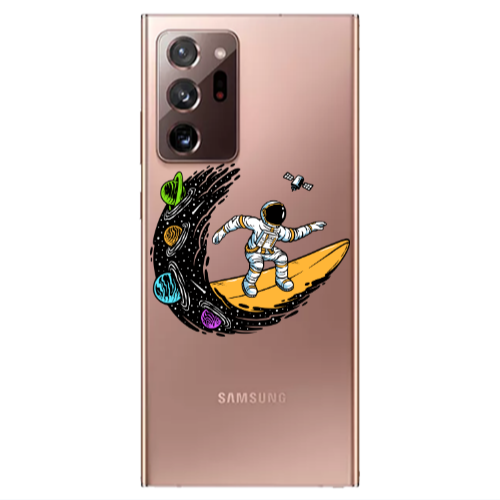 Samsung Note 20 Plus Surf in space Transparent Silicone TPU Θήκη