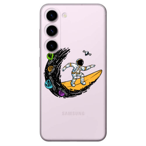 Samsung S23 Surf in space Transparent Silicone TPU Θήκη