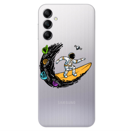 Samsung A14 5G Surf in space Transparent Silicone TPU Θήκη