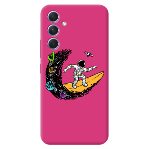 Samsung A54 Surf in space Fuchsia Colored Silicone TPU Θήκη