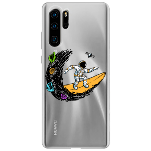 Huawei P30 Pro Surf in space Transparent Silicone TPU Θήκη