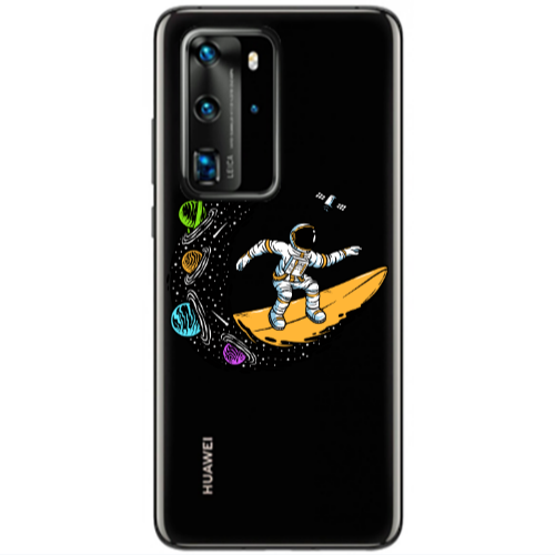 Huawei P40 Pro Surf in space Transparent Silicone TPU Θήκη
