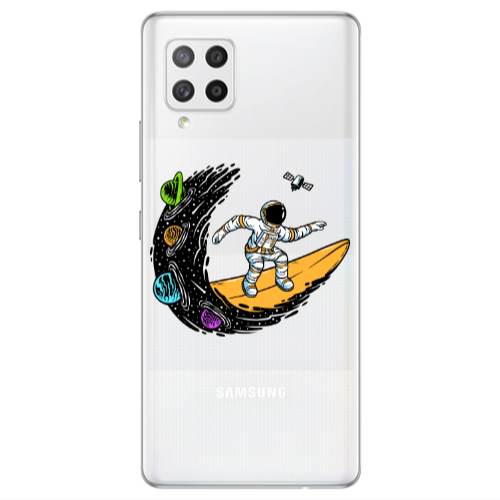 Samsung A42 5G Surf in space Transparent Silicone TPU Θήκη