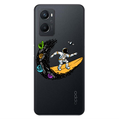 Oppo A 96 Surf in space Transparent Silicone TPU Θήκη