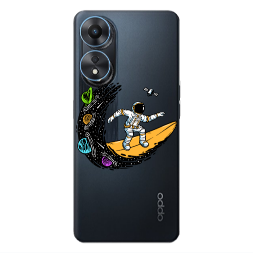 Oppo A 98 Surf in space Transparent Silicone TPU Θήκη
