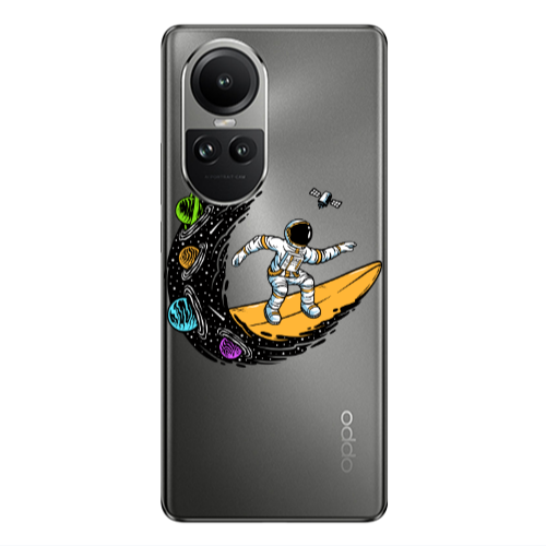 Oppo Reno10 5G Surf in space Transparent Silicone TPU Θήκη